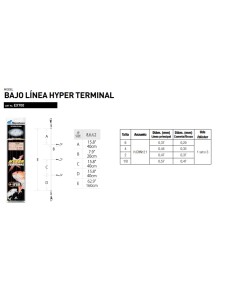 BAJO LINEA HAYABUSA HYPER TERMINAL - Imagen 1