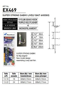 SUPER STRONG SABIKI LIVELY BAIT - Imagen 1