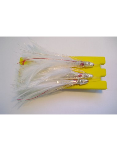 Metralleta 3 plumas Turbo cabeza plata - Imagen 2