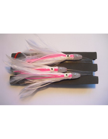 Metralleta 3 plumas Turbo pulpito cabeza cristal