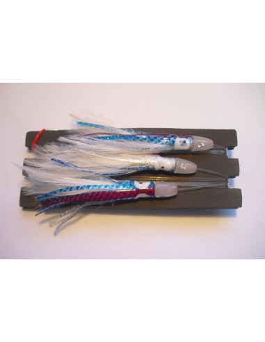 Metralleta 3 plumas Turbo pulpito cabeza cristal - Imagen 2