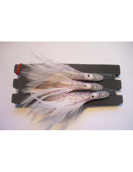 Metralleta 3 plumas Turbo pulpito cabeza cristal - Imagen 5