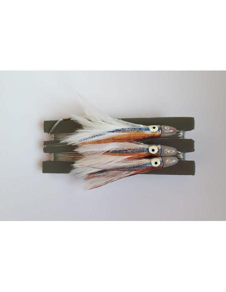 Metralleta 3 plumas Turbo pulpito cabeza cristal - Imagen 8