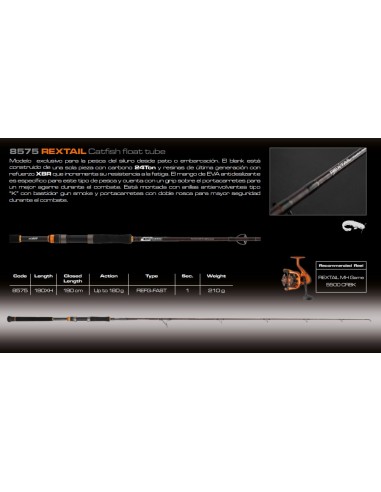 REXTAIL Catfish float tube (Up to 180g) - Imagen 2