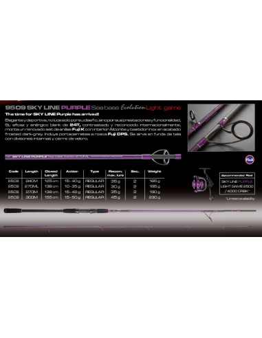 SKY LINE PURPLE Sea bass Evolution - Imagen 2