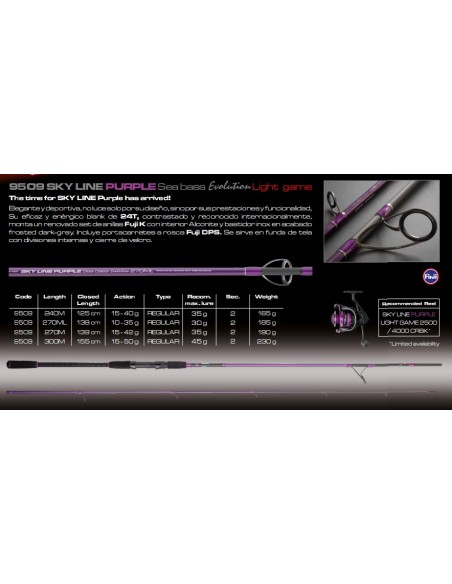 SKY LINE PURPLE Sea bass Evolution - Imagen 2