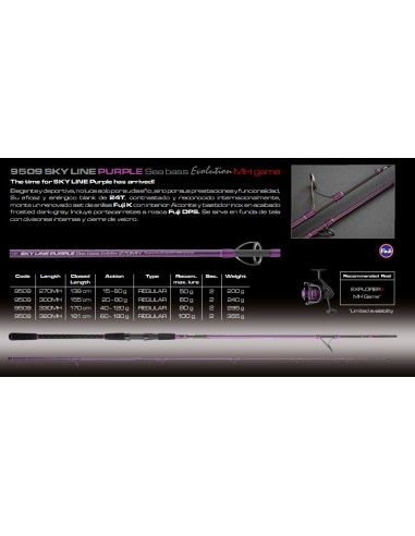 SKY LINE PURPLE Sea bass Evolution - Imagen 3