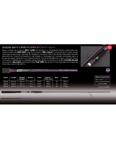 SKY LINE PURPLE Dart'n spinn - Imagen 2