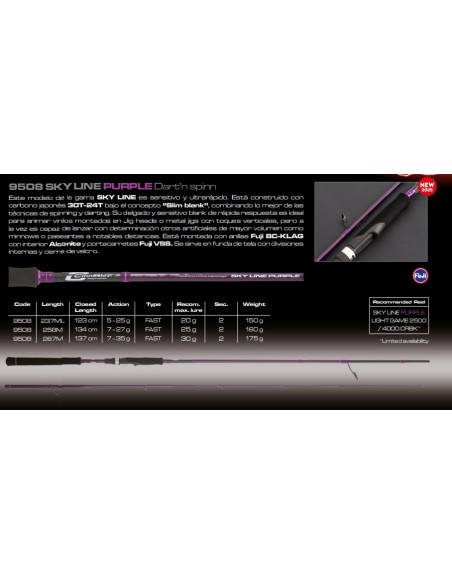 SKY LINE PURPLE Dart'n spinn - Imagen 2