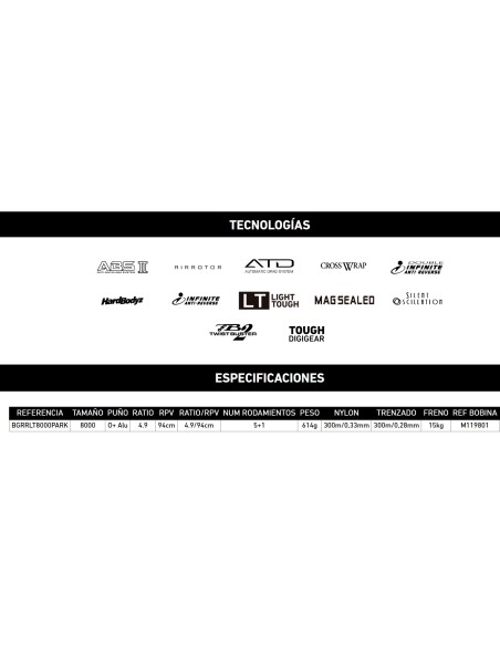 Imagen 2 - BG RR LT 8000 P ARK BG RR LT 8000 P ARK - Imagen 2