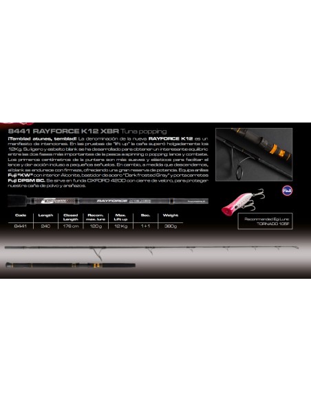 RAYFORCE XBR Tuna popping - Imagen 2