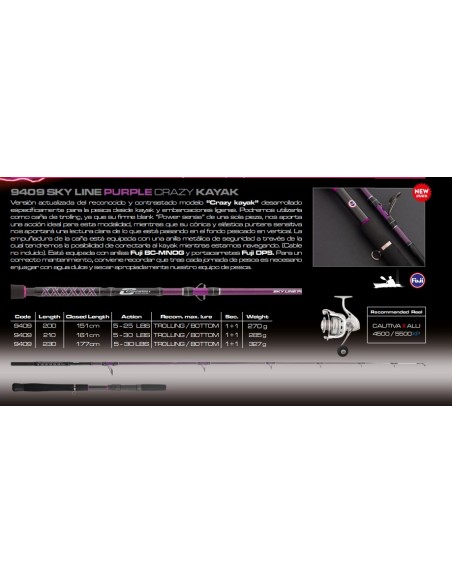 SKY LINE PURPLE Crazy kayak - Imagen 2