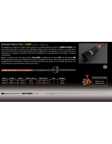 REXTAIL XBR Light Jigging - Imagen 2