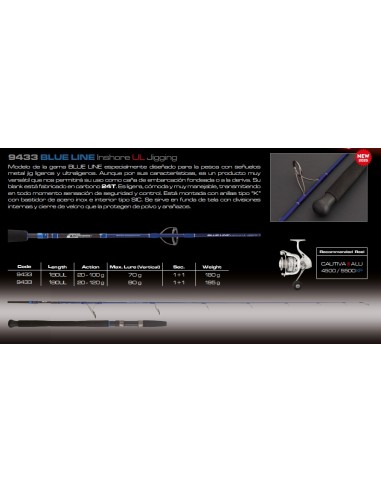 BLUE LINE Inshore UL Jigging - Imagen 2
