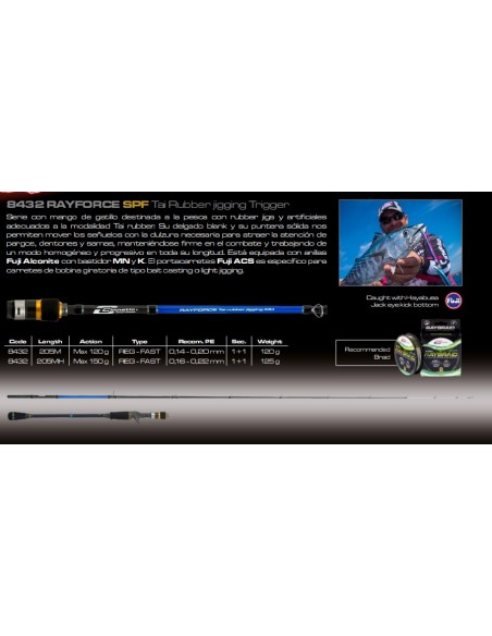 RAYFORCE SPF TAI RUBBER JIGGING TRIGGER - Imagen 2