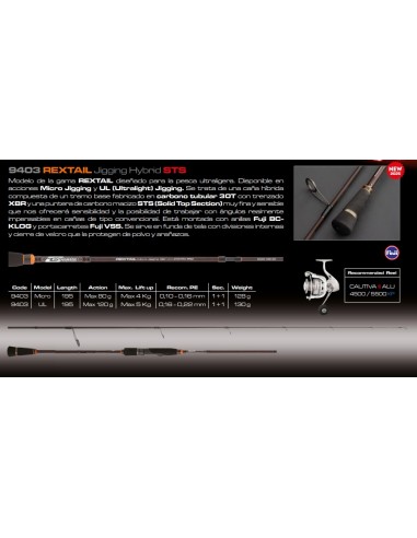 REXTAIL Micro Jigging Hybrid STS - Imagen 2
