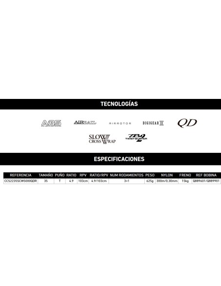 CROSSCAST S 22 35 SCW 5000 QDR - Imagen 2