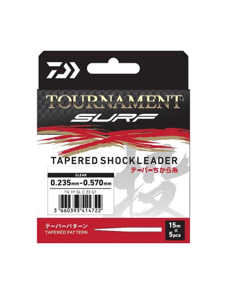 B/5 TOURNAMENT SURF SHOCK LEADER 15M